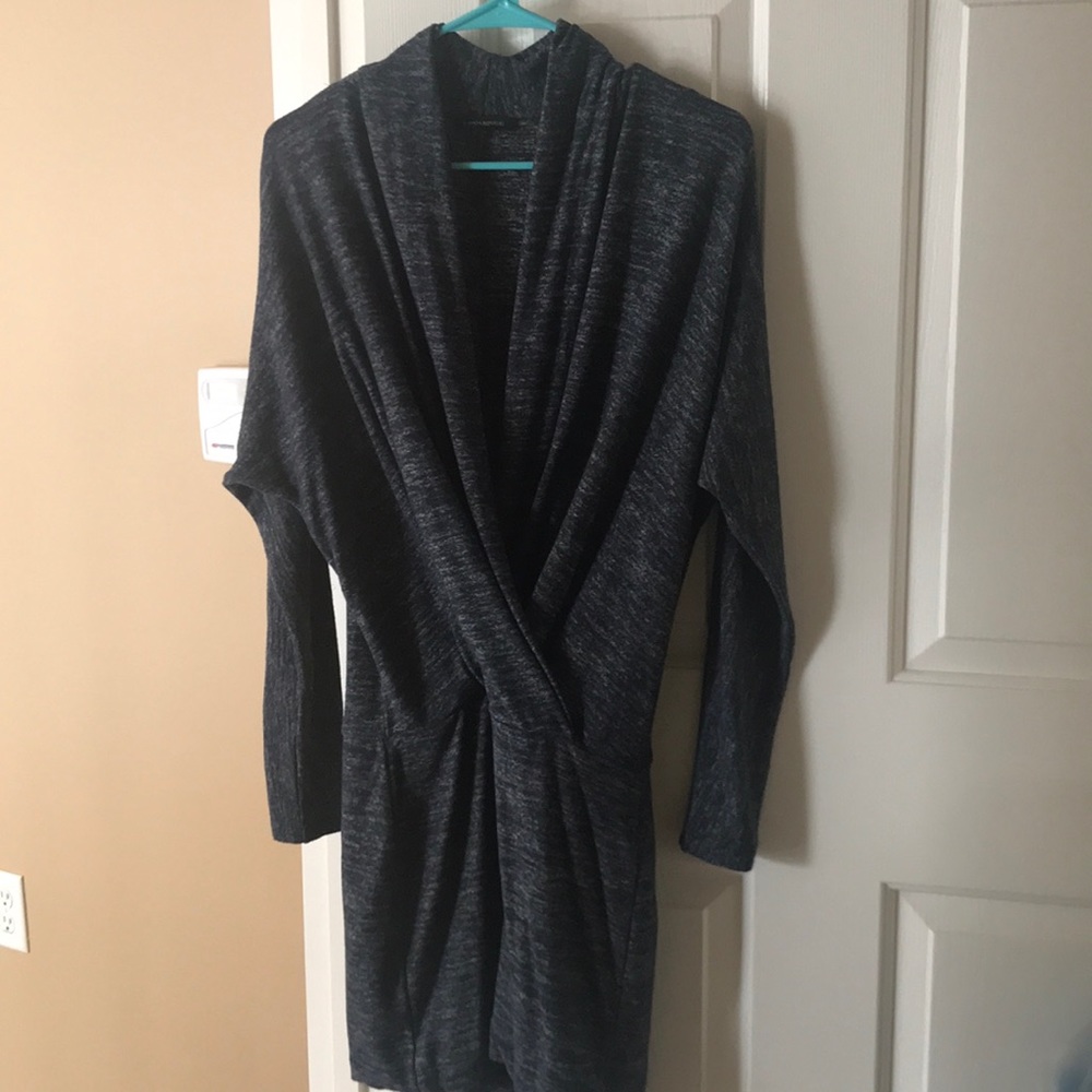 EUC banana republic faux wrap dress